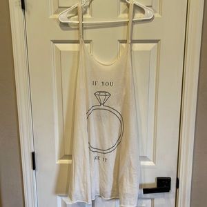 Wildfox wedding bathing suit cover